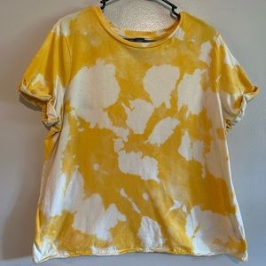 Yellow Tie-Dye Tshirt